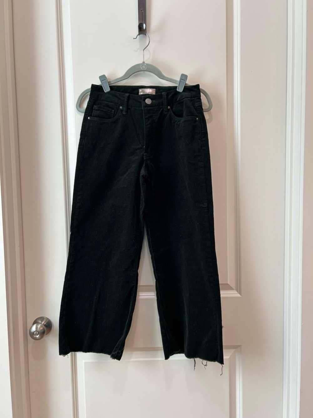 Kut from the Kloth Dark Green Meg Wide-Leg High Rise Women's corduroy Jeans
